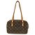 Borsa a Spalla Louis Vuitton Monogram Cite MM M51182 Marrone - vista 2