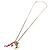 Collana con pendente Louis Vuitton LV Initials Coral Rosso D'oro - vista 2