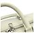 Keepall Borsa Boston in Taurillon Louis Vuitton Bianco - vista 8