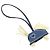 Hermès Hermes Rodeo PM Robeo Coeur Charm Blu Giallo Blu navy - vista 2