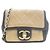 Borsa a Spalla Chanel 92210 Beige e Nero