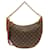 Borsa a tracolla Louis Vuitton Monogram Reverse Loop Hobo Marrone  - vista 1