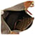 Borsa a tracolla Louis Vuitton Monogram Reverse Loop Hobo Marrone  - vista 10