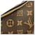 Borsa a tracolla Louis Vuitton Monogram Reverse Loop Hobo Marrone  - vista 5