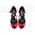 NUOVE CHANEL RUNWAY G26038 ESCARPIN 37.5 PELLE LACCATA E TELA SHOES  - vista 8