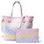 NUOVA BORSA LOUIS VUITTON NEVERFULL MM IN TELA ESCALE PASTEL M45270 Multicolore