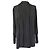Loro Piana Strickjacke offen aus grauem Kaschmir