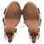 Sandali con platform Miu Miu in pelle marrone con stampa coccodrillo - vista 6