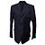 Completo gessato Tom Ford in lana blu navy