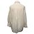 Anine Bing Texturierte Button-Down-Hemd aus Elfenbeinfarbener Viskose - Ansicht 3