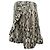 MSGM Minirock mit Schlangenprint und Rüschen aus Polyester in Grau