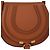 Borsa Marcie Small Saddle Bag Chloé Marrone - vista 4