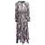 Abito midi a balze con stampa floreale in seta multicolore Zimmermann