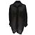 Anine Bing Texturierte Button-Down-Hemd aus schwarzer Viskose
