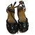 Sandali con zeppa Zia in pelle nera di Isabel Marant Étoile Nero