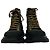 Alexander McQueen Tread Slick High-Top Sneaker aus Khaki-Canvas Grün - Ansicht 2