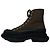 Alexander McQueen Tread Slick High-Top Sneaker aus Khaki-Canvas Grün - Ansicht 4