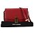 Céline Borsa a tracolla Celine Medium Classic Box in pelle di vitello bordeaux Rosso Bordò - vista 5