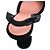 Décolleté slingback Amina Muaddi Holli 95 in velluto nero - vista 8
