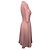 Prada Midi-Kleid aus rosa Wolle mit Rippstrick und Plissee Pink - Ansicht 2
