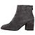 Stuart Weitzman Bacari Block-heel Ankle Boots aus grauem Wildleder - Ansicht 4