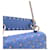 Petit sac à bandoulière Valentino Garavani Small Rockstud Spike en cuir matelassé bleu  - vue 18
