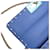 Petit sac à bandoulière Valentino Garavani Small Rockstud Spike en cuir matelassé bleu  - vue 23