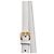 Fendi Petite Peekaboo I See U Handtasche aus grauem Lammleder - Ansicht 22
