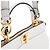 Fendi Petite Peekaboo I See U Handtasche aus grauem Lammleder - Ansicht 23