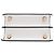 Fendi Petite Peekaboo I See U Handtasche aus grauem Lammleder - Ansicht 4