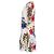 Abito Mini Stampato Floreale Emmie di Erdem in Seta Multicolore - vista 2