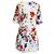 Abito Mini Stampato Floreale Emmie di Erdem in Seta Multicolore - vista 3