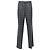 Céline Pantalones de pierna recta a cuadros Celine en lana gris