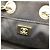Timeless Mini Chanel 25 in pelle caviar trapuntata nera D'oro Metallico - vista 8