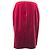 Valentino Garavani Falda lápiz midi Valentino en terciopelo burdeos Roja - vista 4