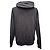 Sandro Paris Logo-bestickter Kapuzenpullover mit Reißverschluss aus schwarzer Baumwolle - Ansicht 4