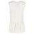 Top sin mangas peplum en seda blanca Marni Blanco Crudo