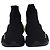 Baskets Balenciaga Speed Clear Sole en polyester noir - vue 2