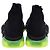 Baskets Balenciaga Speed Clear Sole en polyester noir - vue 3