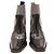 Stivaletti Western Ganni in pelle multicolore Stampa python - vista 2