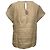 Blusa Dolce & Gabbana con estampado de monedas romanas en lino beige - vista 3
