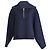 Céline Celine Triomphe Zip-Up Pullover aus Navy Blue Kaschmir Blau Marineblau