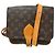 Borsa Louis Vuitton Cartouchiere Monogram Canvas MM Marrone