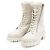 Christian Dior Cannage Lederstiefel Beige Roh