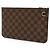 Pochette Louis Vuitton Neverfull Damier Marrone - vista 2