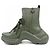 Stivali in gomma Louis Vuitton Arclight Line Verde Cachi - vista 2