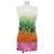 Issey Miyake Top Pleats Please Rosa Blanco Verde Naranja