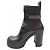 Louis Vuitton Ruby Kalbsleder-Stiefel Schwarz - Ansicht 2