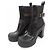 Louis Vuitton Ruby Kalbsleder-Stiefel Schwarz - Ansicht 3