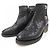 Timeless Chanel Lederstiefel Schwarz - Ansicht 3